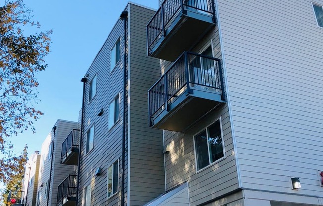 Building Exterior at West Mall Place Apartment Homes, Everett, Washington