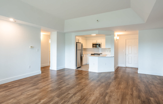 Living Room with Hard Surface Flooring