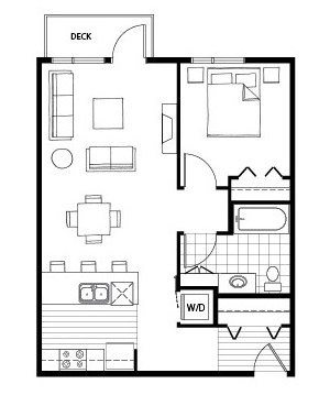 1 bed, 1 bath, 642 sqft, $2,349