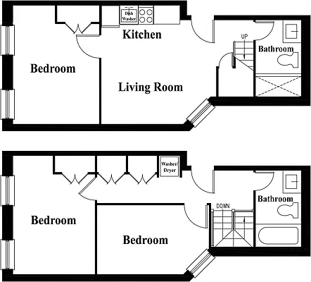 Studio, 1 bath, $5,595, Unit 2RWD