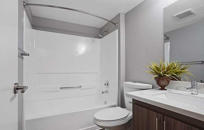 Bathroom at  Clayton Creek Apartments in Concord, CA