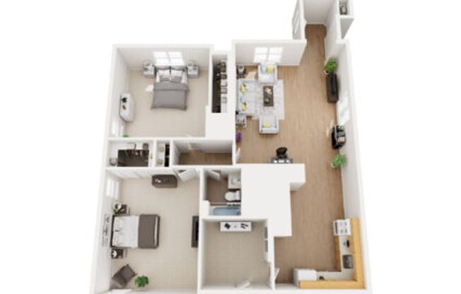 2 beds, 1 bath, 912 sqft, $1,299, Unit 4234