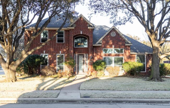 Beautiful house with cabinets, granite, backsplash, appliances. Study down could be a 5th bedroom. 2story entry