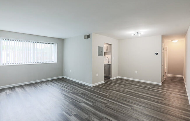 Unfurnished Living Area at Flats of Forestville, Maryland