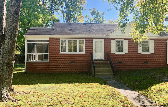 Brick Ranch with Fenced Yard