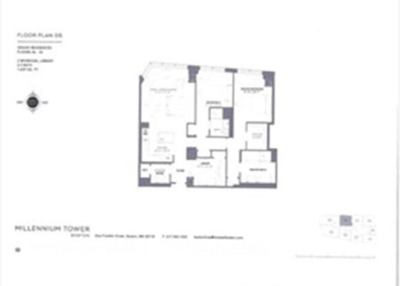 2 beds, 2.5 baths, 1,609 sqft, $10,800, Unit 4305