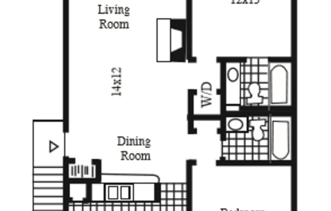 2 beds, 2 baths, 946 sqft, $1,735