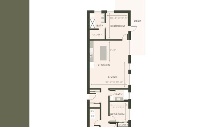 3 beds, 2 baths, 1,434 sqft, $5,195, Unit 508