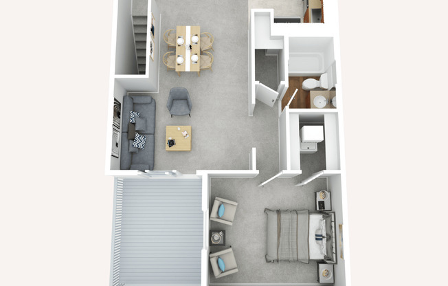 1 bed, 1 bath, 770 sqft, $1,750, Unit C31