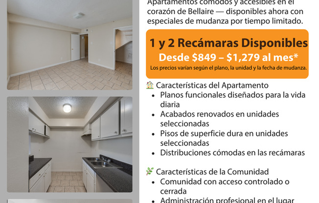 1 bed, 1 bath, 682 sqft, $899, Unit 601