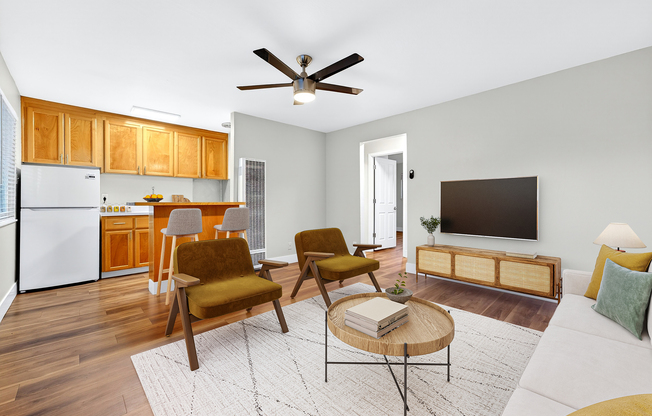 2 bedroom living room