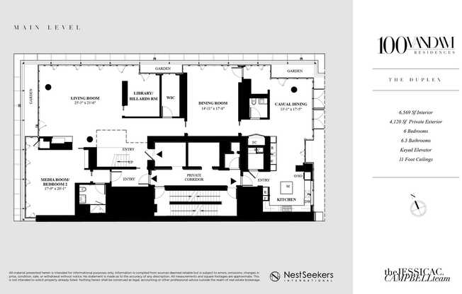 6 beds, 6.5 baths, 6,569 sqft, $125,000, Unit 20-A