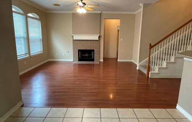Spacious open floor plan with this desirable Round Rock ranch home in gated section!