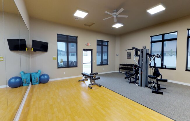 fitess center, gym, workout equipment, yoga floor