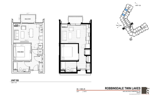1 bed, 1 bath, 535 sqft, $1,495, Unit 309
