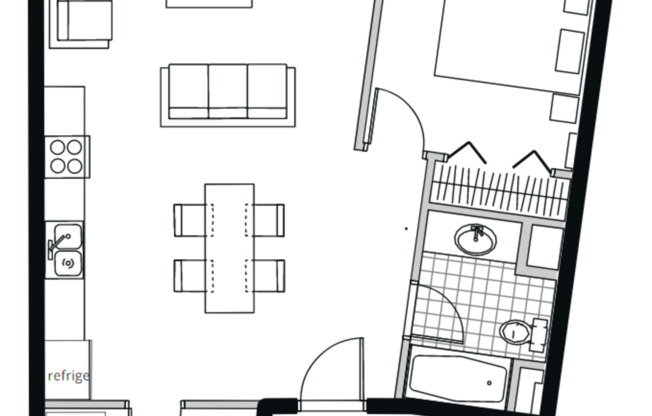 1 bed, 1 bath, 757 sqft, $1,885