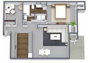 1 bed, 1 bath, 987 sqft, $1,025