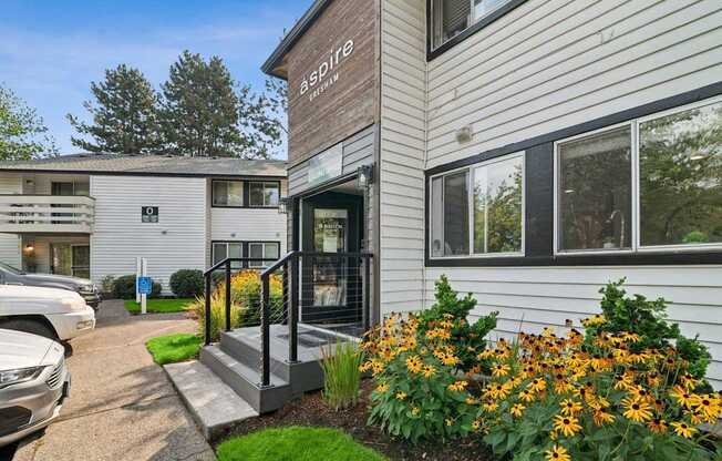 A building with a sign that says