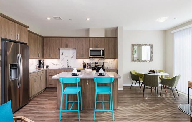 Kitchen with Dining Area at Salerno, Chula Vista