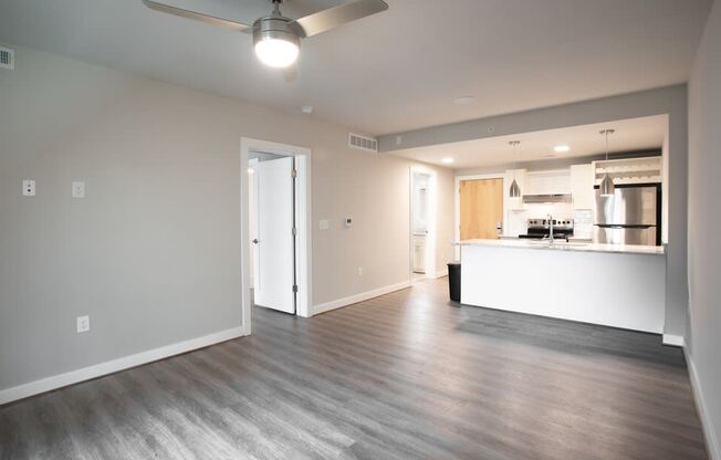 Unfurnished Living Area at The Icon, Richmond, Virginia