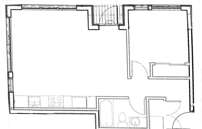 1 bed, 1 bath, 434 sqft, $2,395, Unit 205
