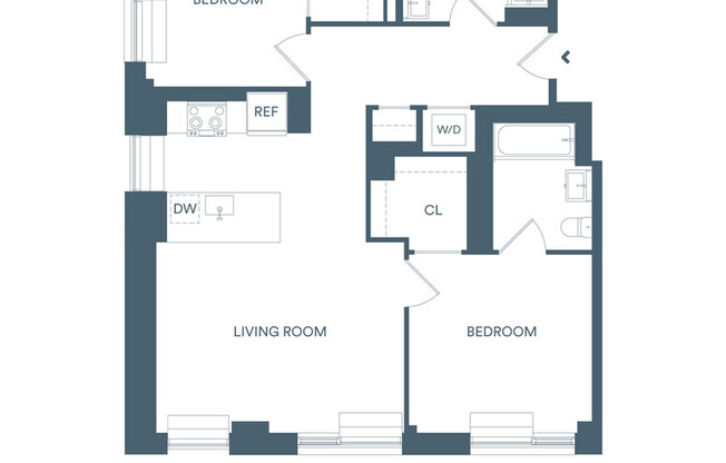 2 beds, 2 baths, $4,850, Unit 1100E
