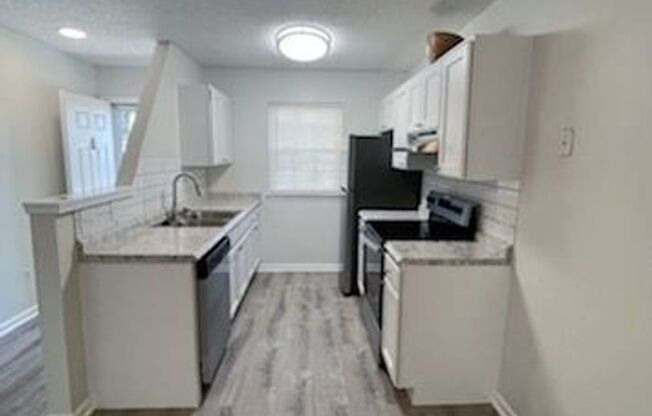 Sleek Renovations! 2 Bedroom, 2 Full Bath, Single Story Garner Townhome! Only $1,400/mo!