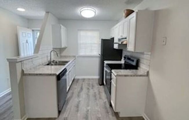 Sleek Renovations! 2 Bedroom, 2 Full Bath, Single Story Garner Townhome! Only $1,350/mo!