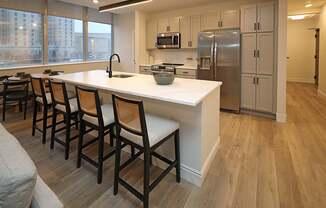 Residences at 55 - Model A2 - Kitchen