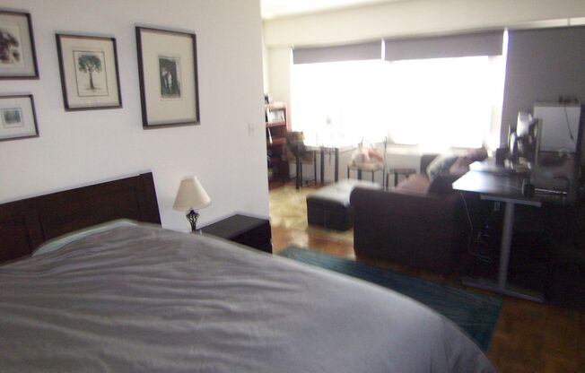 Dupont Circle Studio on Mass Ave with All Utilities included.