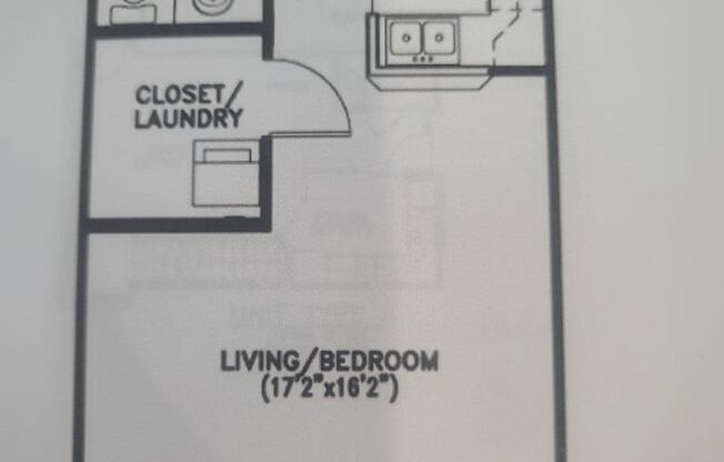 Studio, 1 bath, $1,300, Unit 871-101