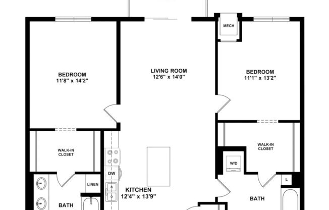2 beds, 2 baths, 1,016 sqft, $2,025