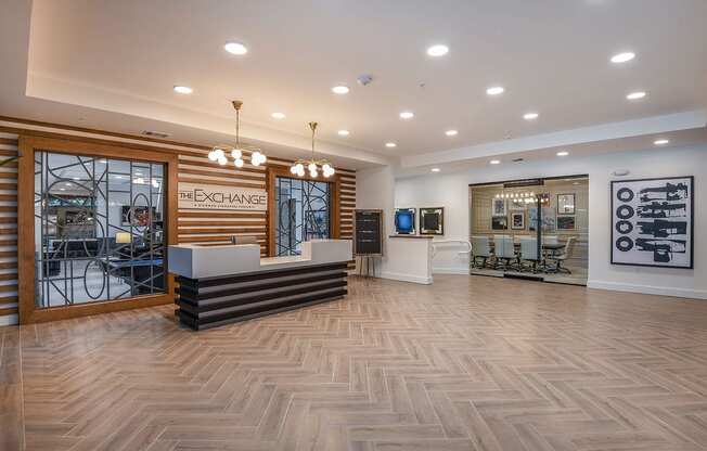 Clubhouse Lobby at The Exchange, St Petersburg