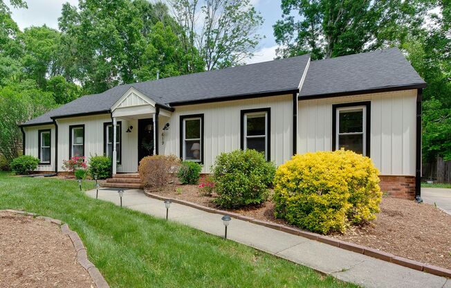 Beautiful and updated ranch on a sprawling lot in popular Matthews!