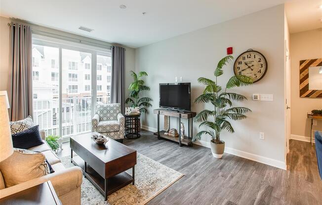 Living Room Interior at Westport Apartments, Virginia
