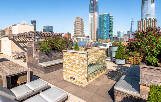 Rooftop Lounge with BBQ Grill