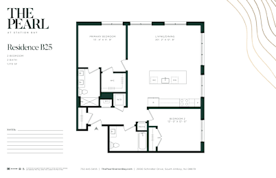 2 beds, 2 baths, $3,545