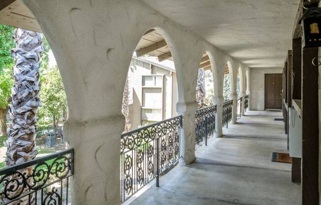 Large Personal Balcony at Barcelona Apartments, Visalia, California