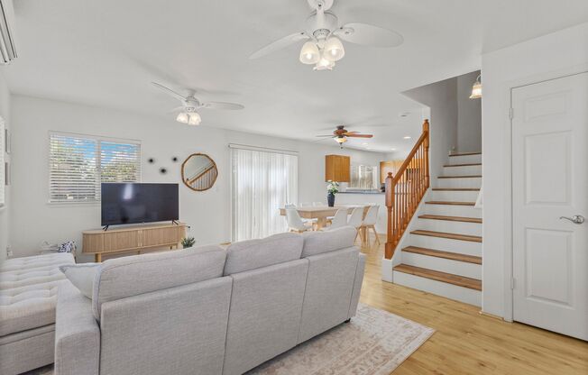 Hillside 3 BR House | W/D • 2 Car Garage • A/C