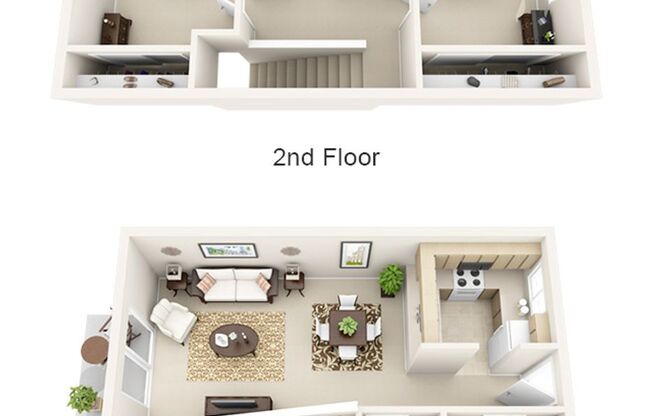2 beds, 1.5 baths, 1,040 sqft, $2,425