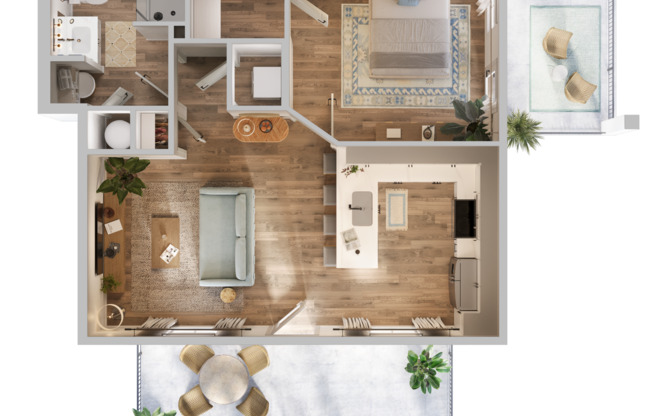 1 bed, 1 bath, 644 sqft, $1,425, Unit 1103