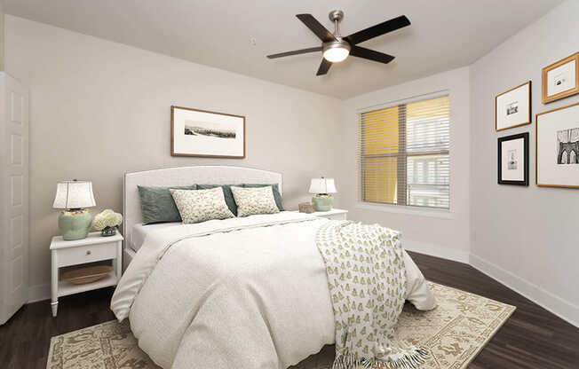 Bedroom with Hard Surface Flooring