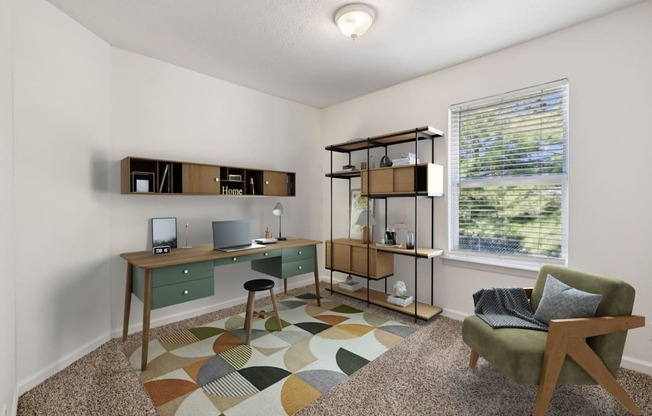 Office Space with Carpet