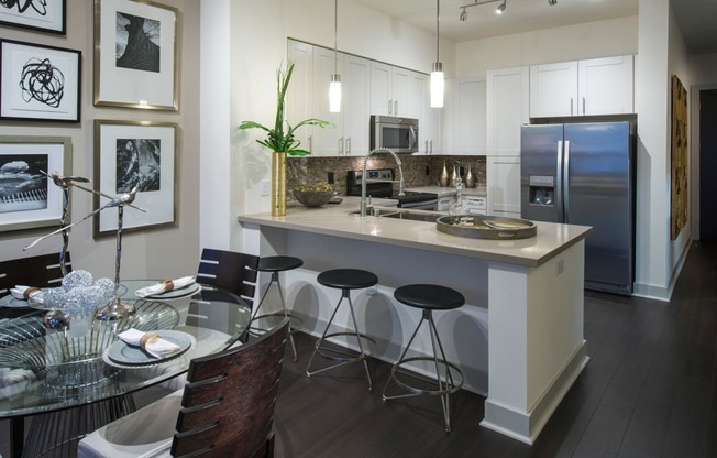 Gourmet Kitchens with Stainless Steel Appliances at Olympic by Windsor, 936 S. Olive St, CA