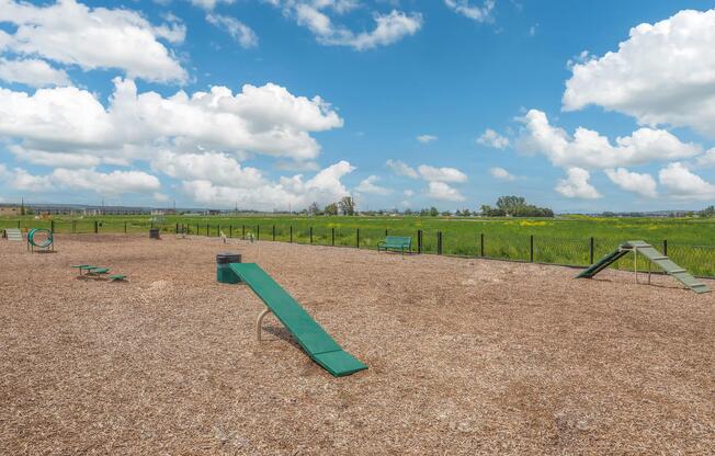 a close up of a green field