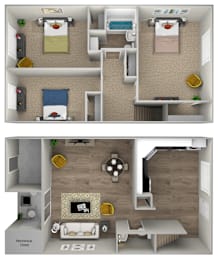 3 beds, 1.5 baths, 1,300 sqft, $1,799
