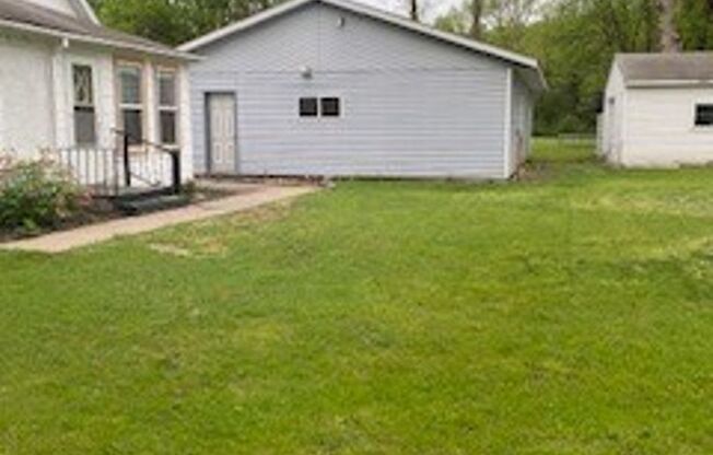 3 Bedroom, 1 Bath home in Little Falls, MN with 3 car detached (Insulated & Heated) garage