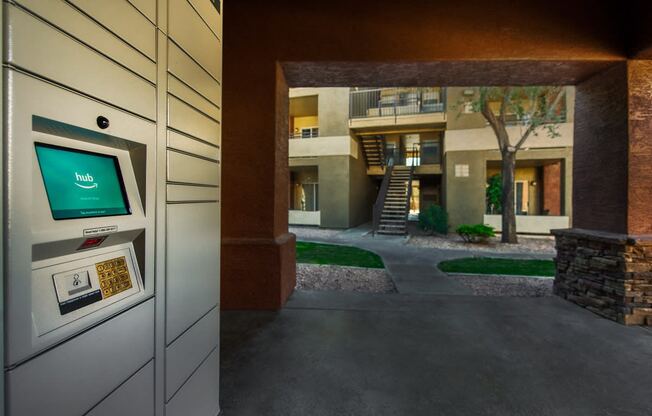 access to amazon locker location at Allure at Tempe Apartments, Tempe, AZ, 85283