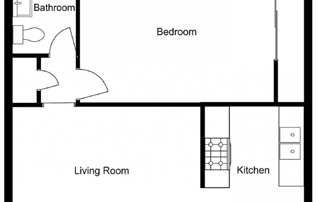 1 bed, 1 bath, 614 sqft, $1,895, Unit 48