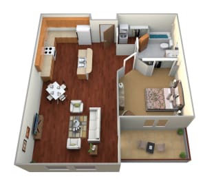 1 bed, 1 bath, 825 sqft, $985